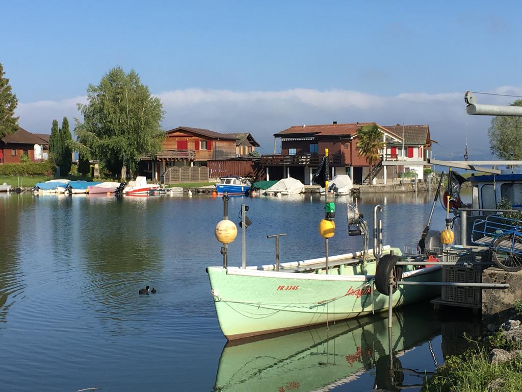 Petit port à Estavayer-le-Lac